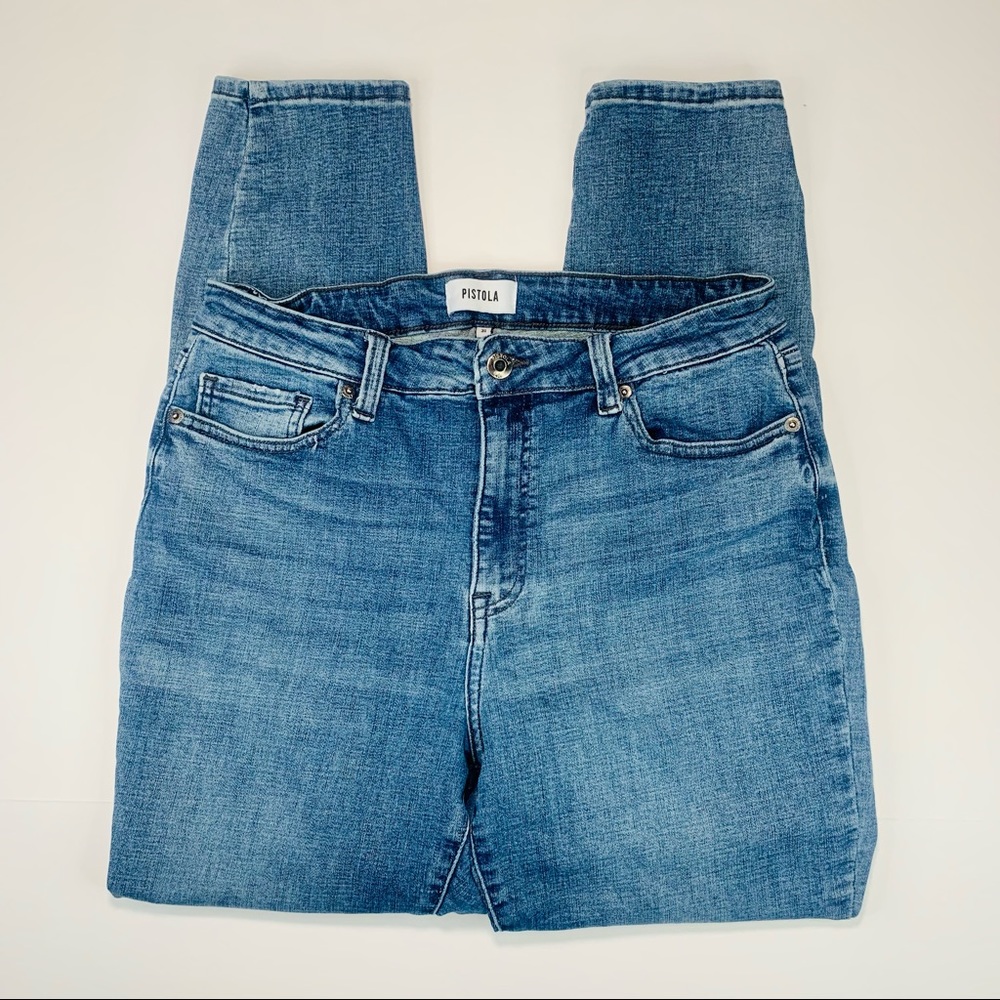 Pistola jeans High rise jeans MOM jeans Revolve medium wash women size 31